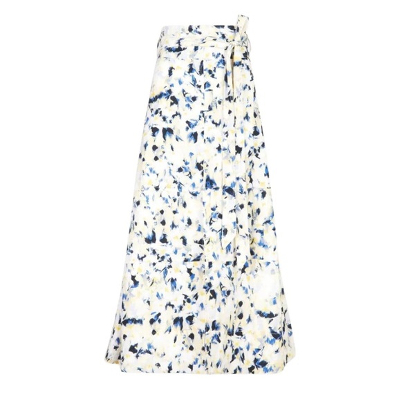 Cream/Maritime Blue Hudson Skirt
TANYA TAYLOR - Picture 1 of 6